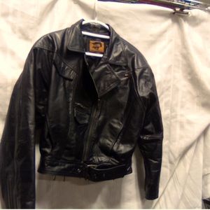 Fox Run Retro 1990’s genuine leather bomber jacket M